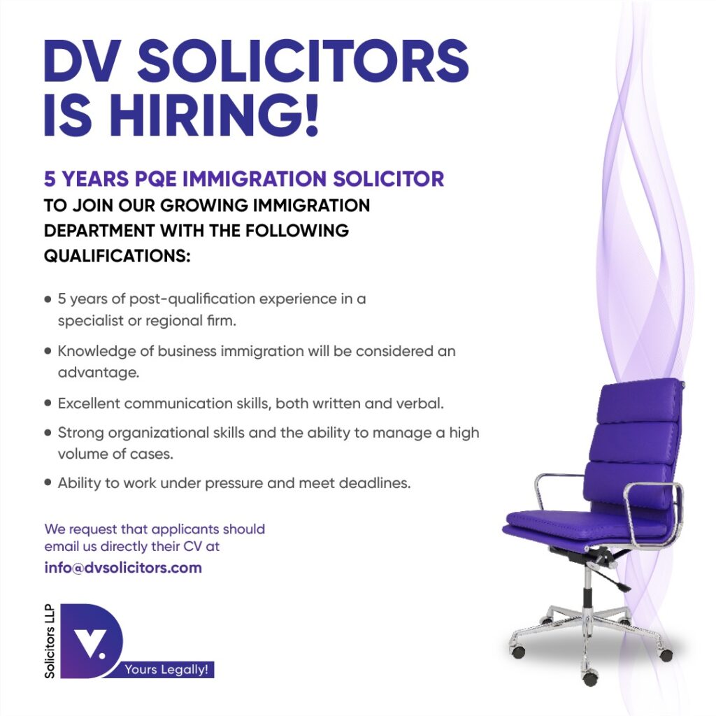 PQE Immigration Solicitor